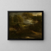 A Battle Scene - Adam Frans van der Meulen — framed artwork on a wall