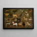Horse, Cow, and Dog Studies - Adam Frans van der Meulen — framed artwork on a wall
