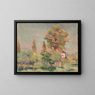 Morning Painting - Adam Hannytkiewicz — framed artwork on a wall