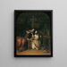 The Gallant Helper - Adam Johann Braun — framed artwork on a wall