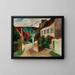 Landscape of Paris - Adam Malicki — framed artwork on a wall