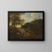 Landscape Painting with Livestock - Adam Pynacker — framed artwork on a wall