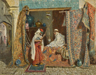 Oriental shop painting - Addison Thomas Millar — artwork view