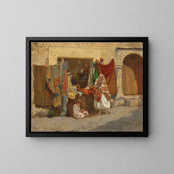 Oriental Boutique Painting - Addison Thomas Millar — framed artwork on a wall