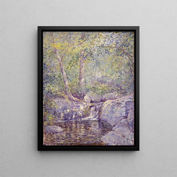 La Cascade - Addison Thomas Millar — framed artwork on a wall