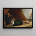 A Turkish man smoking a tchibouk - Adelaide Claxton — framed artwork on a wall