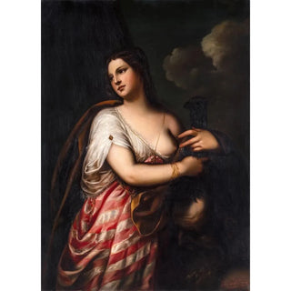 Judith with the Head of Holofernes after Alessandro Varotari - Adelaide Leuhusen — artwork view