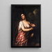 Judith with the Head of Holofernes after Alessandro Varotari - Adelaide Leuhusen — framed artwork on a wall