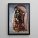 Une Ouled Naïl au pas de sa porte - Adèle Compin de Lurieux — framed artwork on a wall