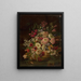 Floral Still Life Painting - Adelheid Dietrich — framed artwork on a wall