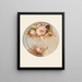 Pink Plate - Adeline More — framed artwork on a wall
