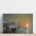 Reproduction of the painting Goodbye before embarking on his journey from Port Palos in Spain - Ivan Konstantinovich Aivazovsky
