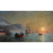 Reproduction of the painting Goodbye before embarking on his journey from Port Palos in Spain - Ivan Konstantinovich Aivazovsky