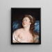 Head of a Young Woman - Adélaïde Labille-Guiard — framed artwork on a wall