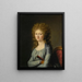 Portrait Painting of the Duchess of Aiguillon - Adélaïde Labille-Guiard — framed artwork on a wall