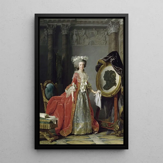 Reproduction of the painting Portrait painting of Madame Adélaïde 1732-1800 - Adélaïde Labille-Guiard