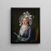 Portrait of Madame de Genlis - Adélaïde Labille-Guiard — framed artwork on a wall