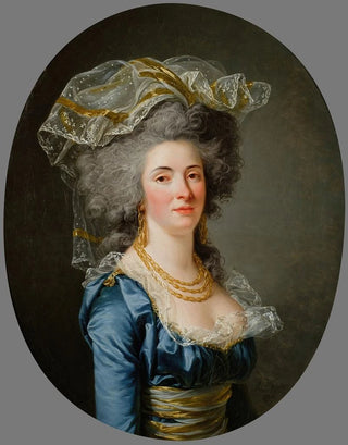 Portrait painting of Philiberte Orléans Perrin de Cypierre, Countess of Maussion - Adélaïde Labille-Guiard — artwork view
