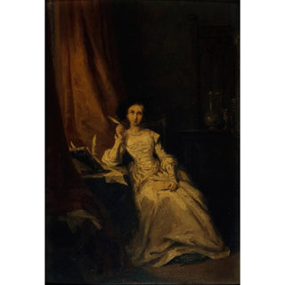 Reproduction of the painting Portrait painting of an actress - Adolphe-Anas Colin