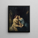 Portraits of Héloïse and Anaïs Colin by themselves - Adolphe-Anaïs Colin — framed artwork on a wall