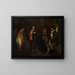 The Count Lamoral d'Egmont bidding farewell to his wife - Adèle Kindt — framed artwork on a wall