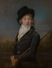 Portrait of Auguste Vestris 1760-1842 French dancer - Adèle Romany — artwork view