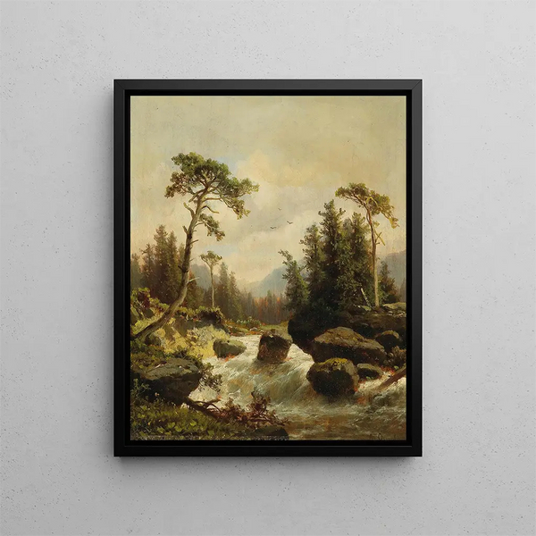 in the Pinzgau - Adolf Chwala — framed artwork on a wall