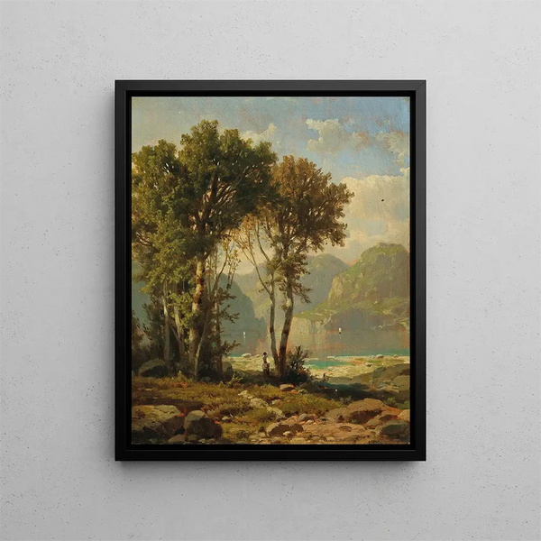 Lac des Quatre-Cantons - Adolf Chwala — framed artwork on a wall