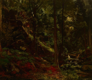 Stream in the Woods - Adolf Dressler — artwork view