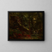 Stream in the Woods - Adolf Dressler — framed artwork on a wall