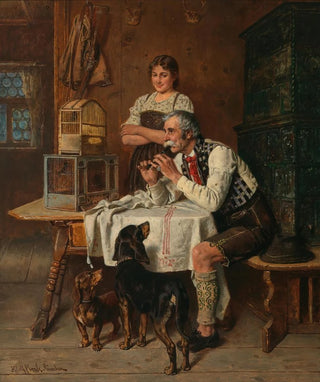 A Home Concert - Adolf Eberle — artwork view
