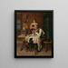 A Home Concert - Adolf Eberle — framed artwork on a wall