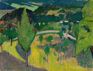 Montagnes de Brannenburg - Adolf Erbslöh — artwork view