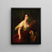 Judith with the Head of Holofernes - Adolf Gottlob Zimmermann — framed artwork on a wall