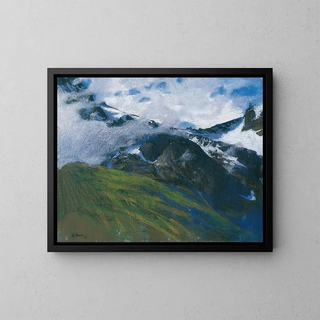 Mist Rising - Adolf Gross — framed artwork on a wall
