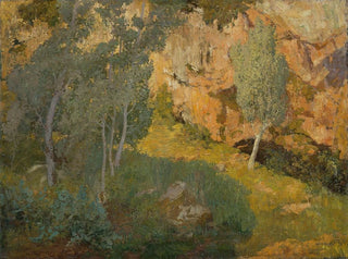 Sunny Rocky Valley - Adolf Gross — artwork view