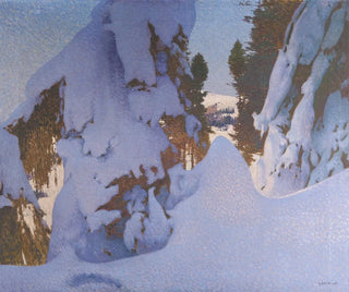 Winter Painting - Adolf Gross — artwork view