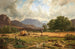 Harvest of grains in the mountain - Adolf Heinrich Lier — artwork view