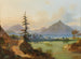 Lake in a Mountain Landscape - Adolf Heinrich Lier — artwork view