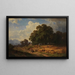 Untitled Painting - Adolf Heinrich Lier — framed artwork on a wall