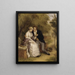 Portrait of the court actress Lili Marberg - Adolf Heller — framed artwork on a wall