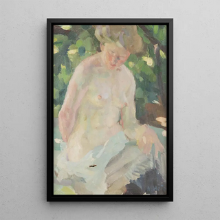 Reproduction of the painting Female Nude Painting - Adolf Höfer