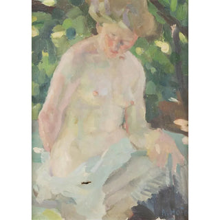 Reproduction of the painting Female Nude Painting - Adolf Höfer