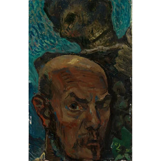 Adolf Hildenbrand - Selfportrait with death.webp