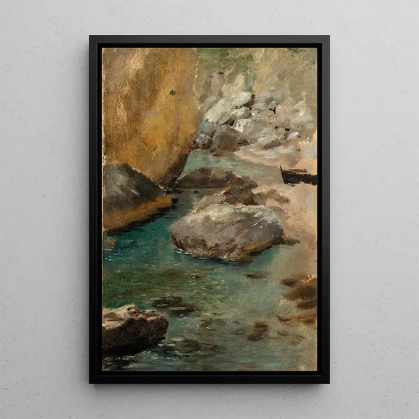 Reproduction of the painting Italian Bay - Adolf Hirémy-Hirschl