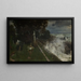 Cemetery by the sea Seefriedhof - Adolf Hirémy-Hirschl — framed artwork on a wall