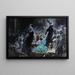 Les Âmes sur l'Achéron - Adolf Hirémy-Hirschl — framed artwork on a wall