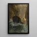 Between Scylla and Charybdis - Adolf Hirémy-Hirschl — framed artwork on a wall