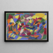 Abstract composition landscape format - Adolf Hölzel — framed artwork on a wall