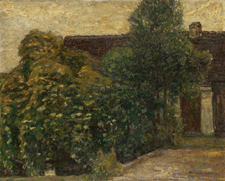 Bûche devant la maison - Adolf Hölzel — artwork view